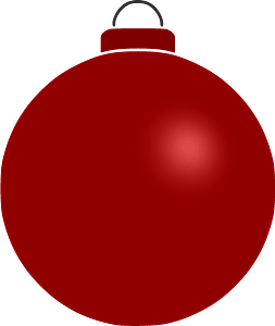 Plain Red Bauble