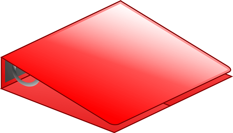 Red 3 Ring Binder