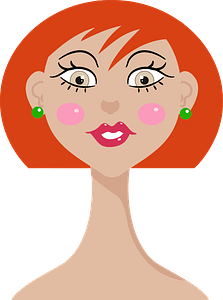 Red Haired Woman Portrait