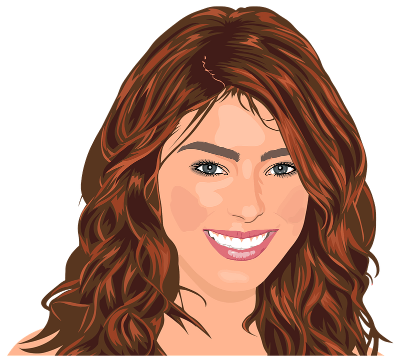 Red Head Woman Portrait