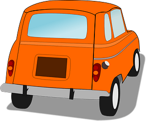 Orange Renault 4