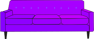 Purple Sofa