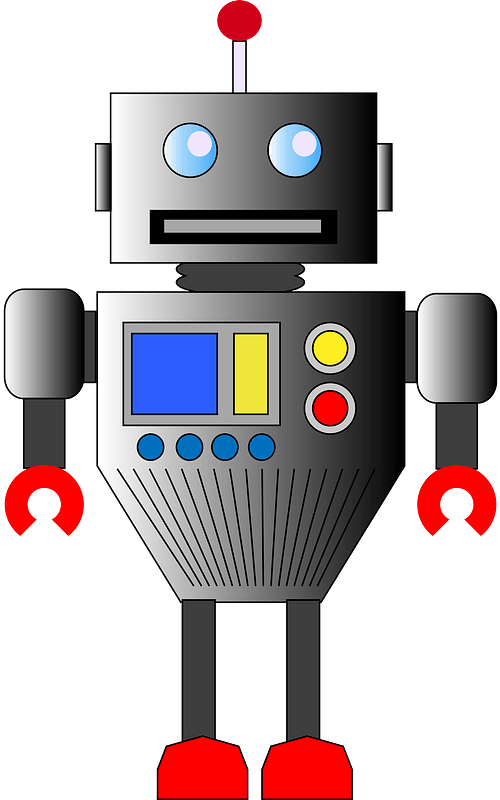 Robot - Gray Face and Body