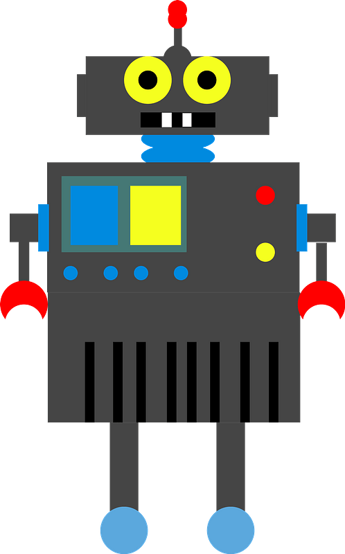 Robot - Gray Face and Body