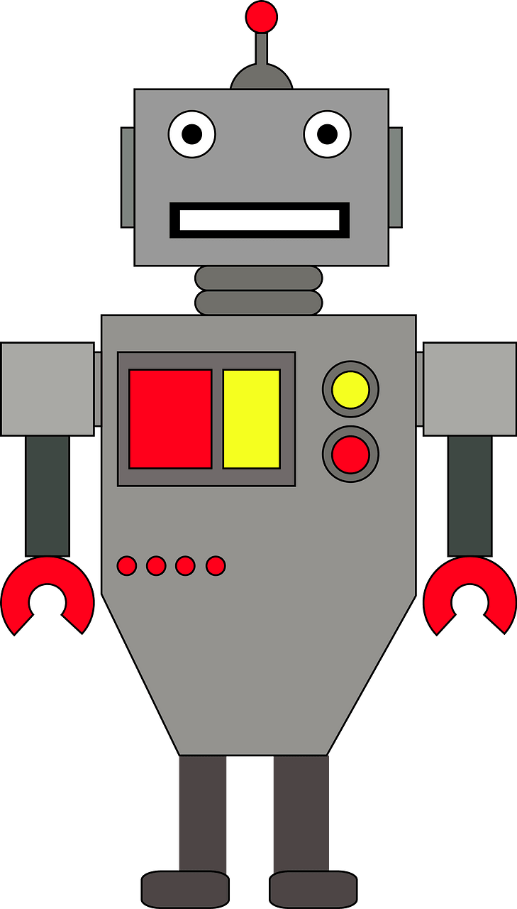 Robot - Gray Face and Body
