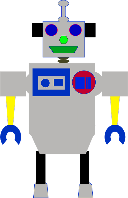 Robot - Gray Face and Body