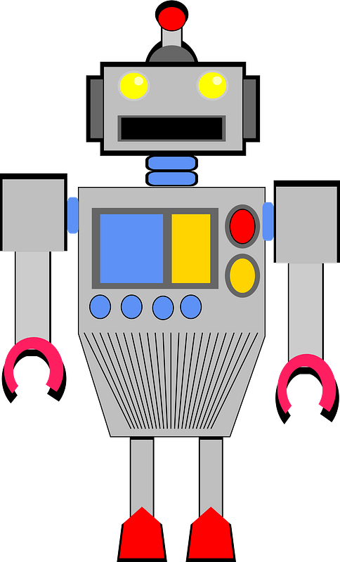 Robot - Gray Face and Body