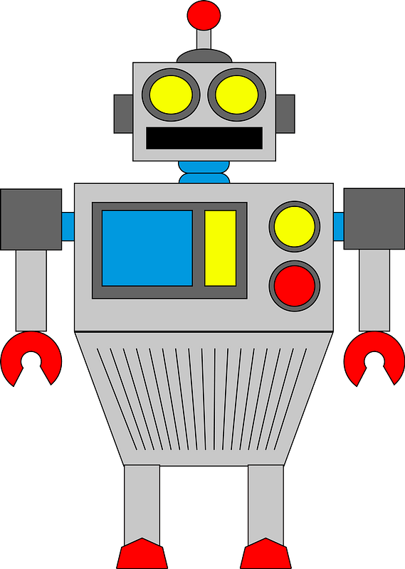 Robot - Gray Face and Body