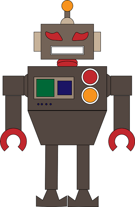 Robot - Brown Face and Body