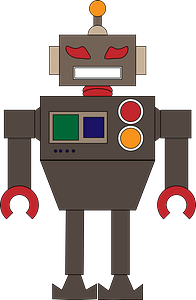 Robot - Brown Face and Body