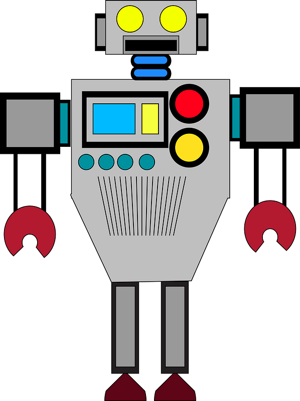 Robot - Gray Face and Body