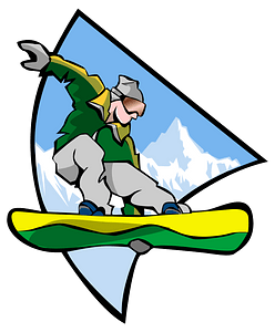 Snowboarding Man Scene
