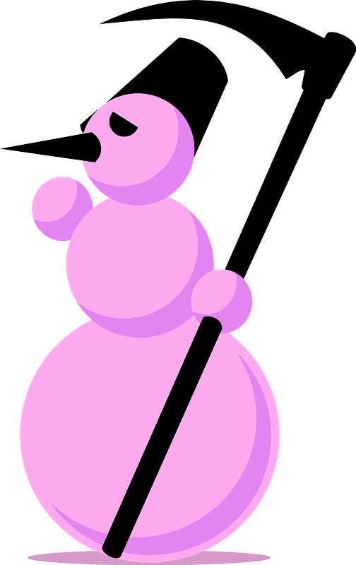 Snowman Emo - Black Hat and Sickle