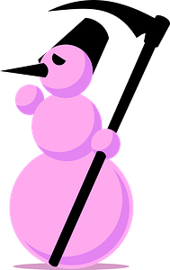 Snowman Emo - Black Hat and Sickle