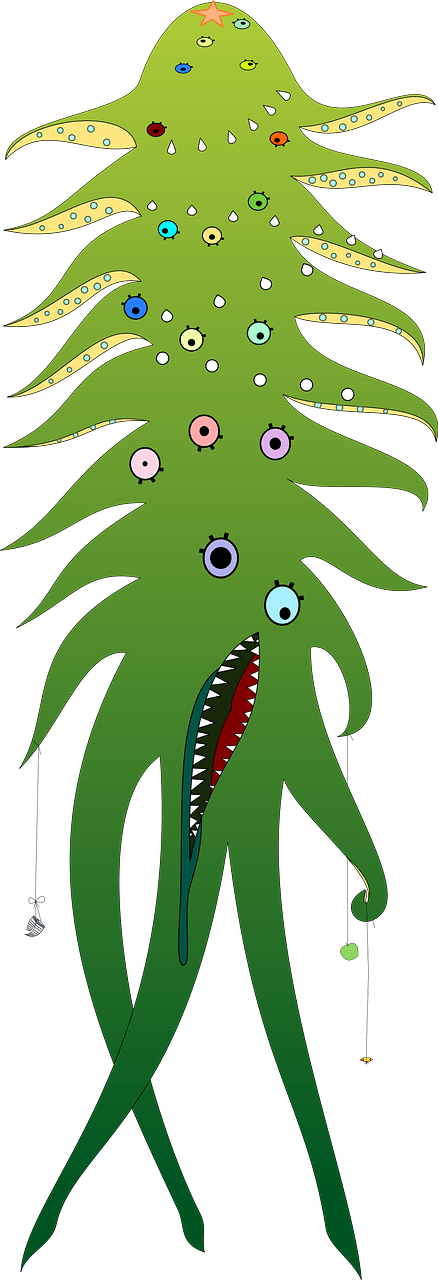 Christmas Tree Monster