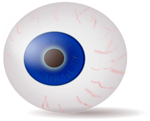 Eyeball Blue Realistic