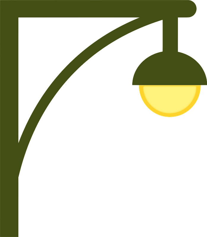 Lamppost with Single Lamp