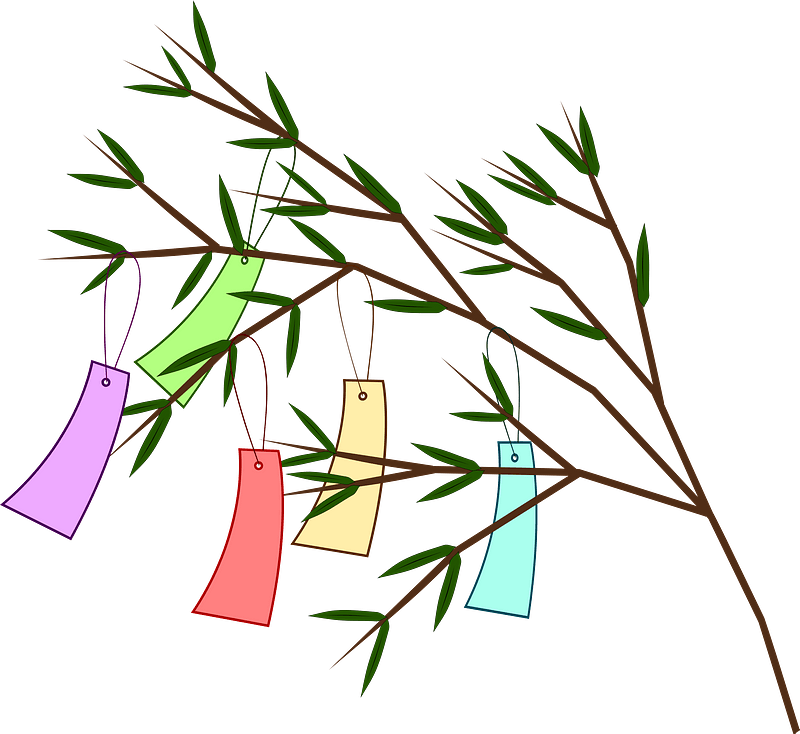 Tanabata Wish Tree - Japanese Holiday