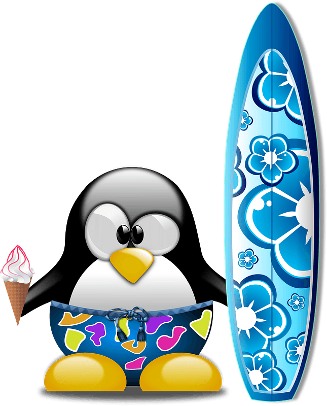 Tux the Surfer