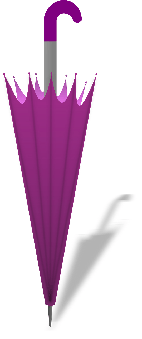 Purple Umbrella (Closed)