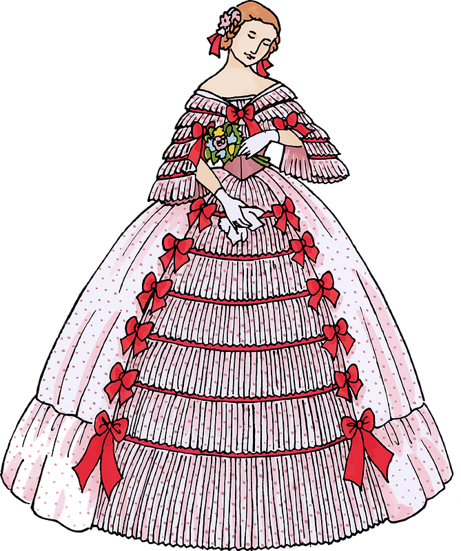 Vintage Woman's Ball Gown
