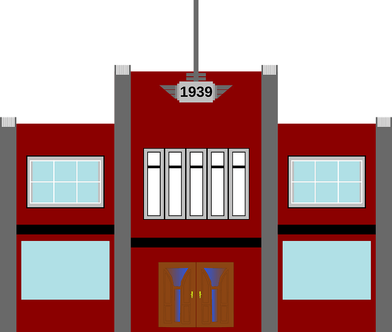 Art Deco Institutional Building