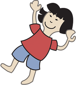 Asian Girl in Zero Gravity