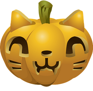 Carved Pumpkin - Cat Face
