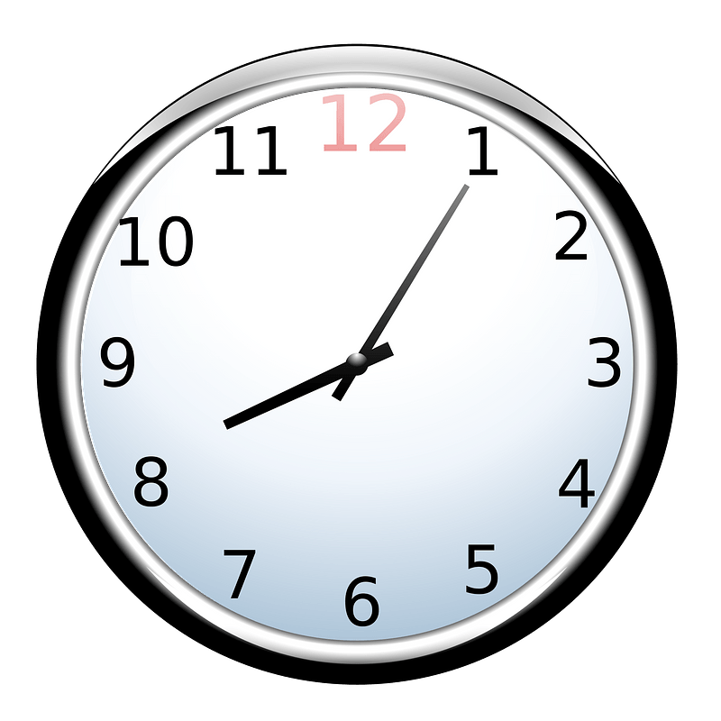Clock with Numbers
