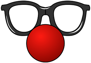 Funny Glasses and Red Nose