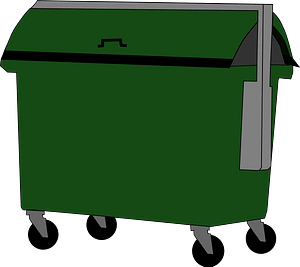 Green Dumpster