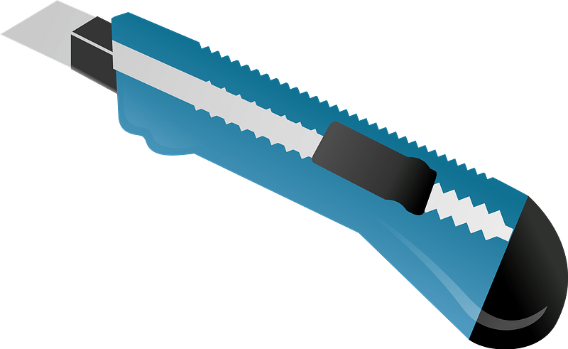 Blue Utility Knife