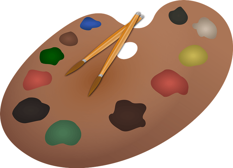 Palette and Brush