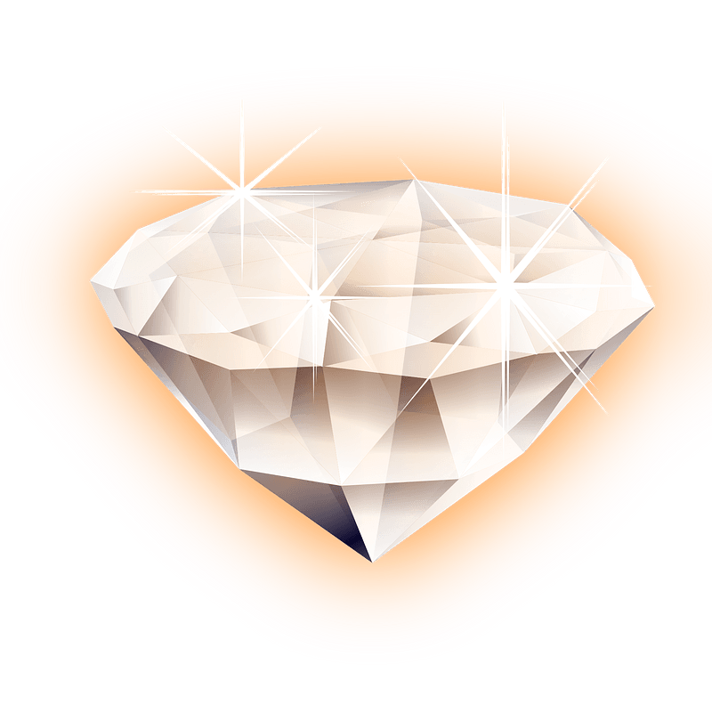 Diamond with an Orange Cast