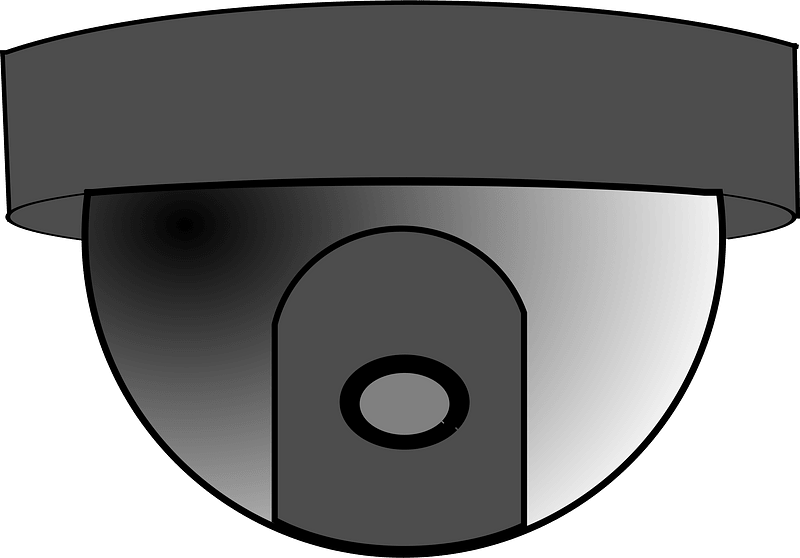 Dome Camera - Free vector clipart images on creazilla.com