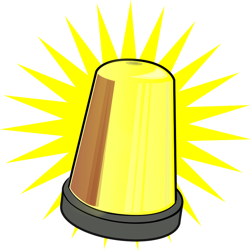 Yellow Signal Light