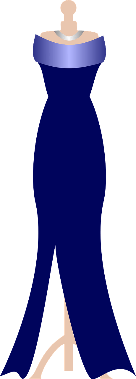 Formal Navy Evening Gown