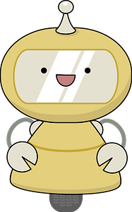 Friendly Robot in Yellow