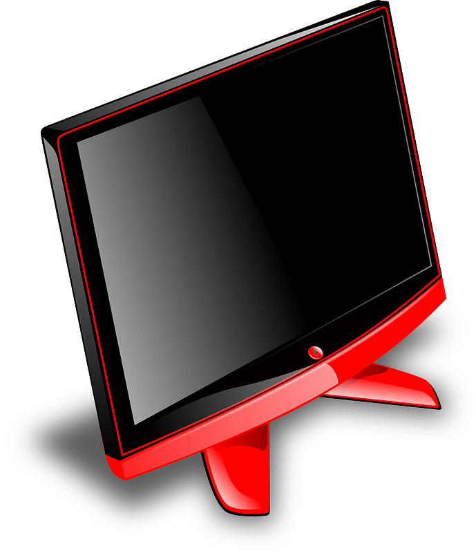 Black and Red Generic Gaming LCD