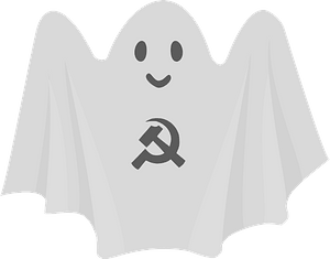 Ghost with Communism Symbols
