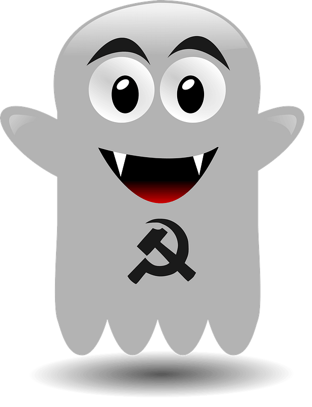 Gray Ghost with Communism Symbols