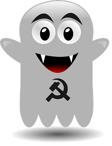 Gray Ghost with Communism Symbols