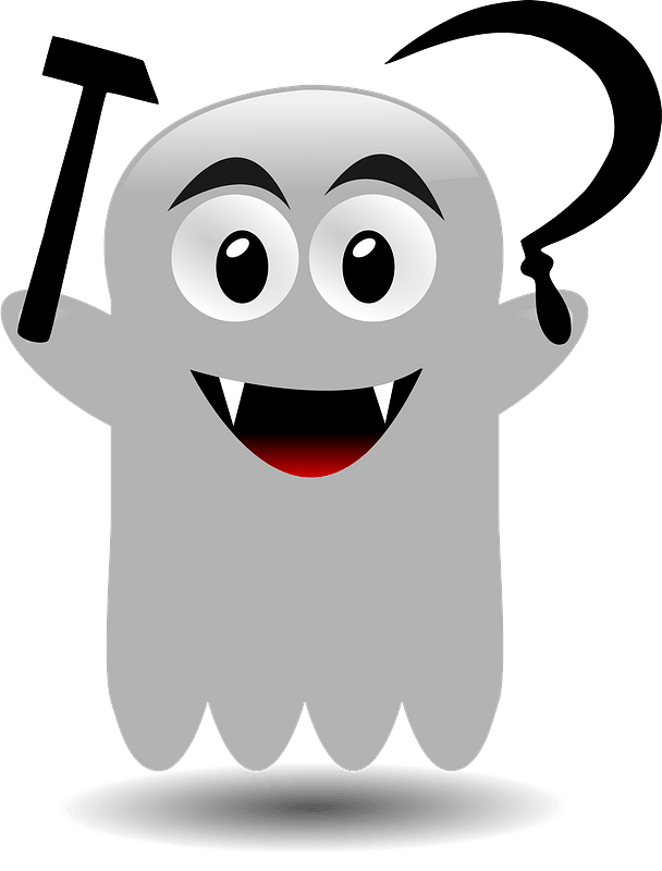 Gray Ghost Holding Communism Symbols