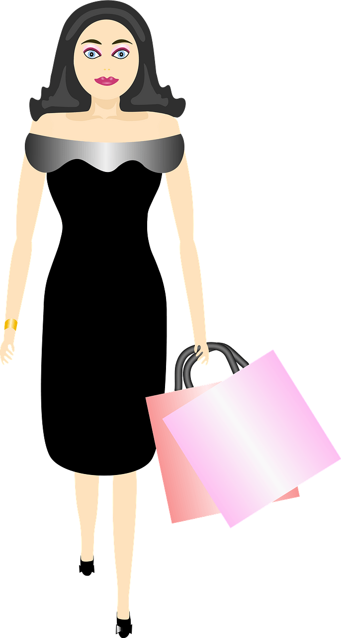 Glamour Girl Shopping