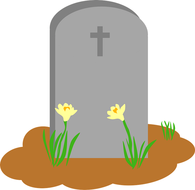 Gravesite with Flowers