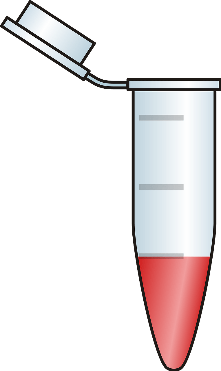 Opened Eppendorf Tube with Red Tube
