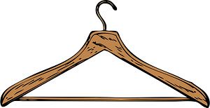 Wooden Coat Hanger