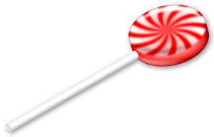 Red and White Lollipop