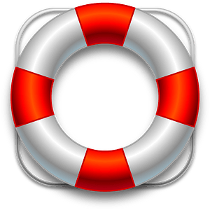 Red and White Life Preserver