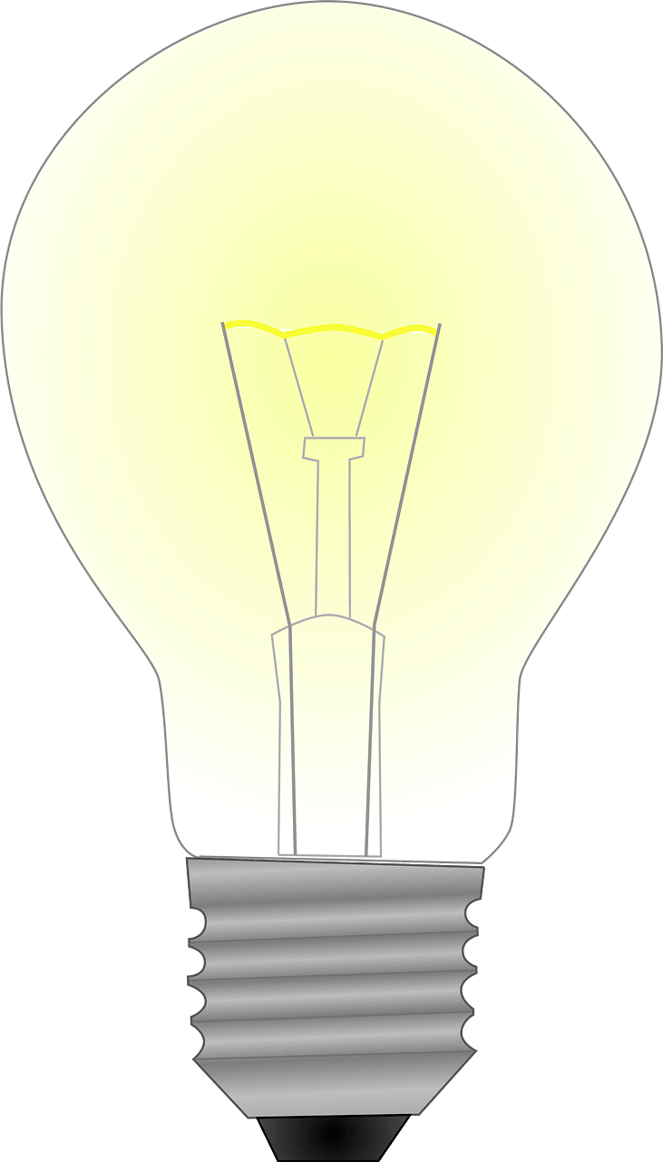 Light Bulb Lit Up